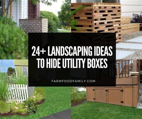 landscaping to hide utility box